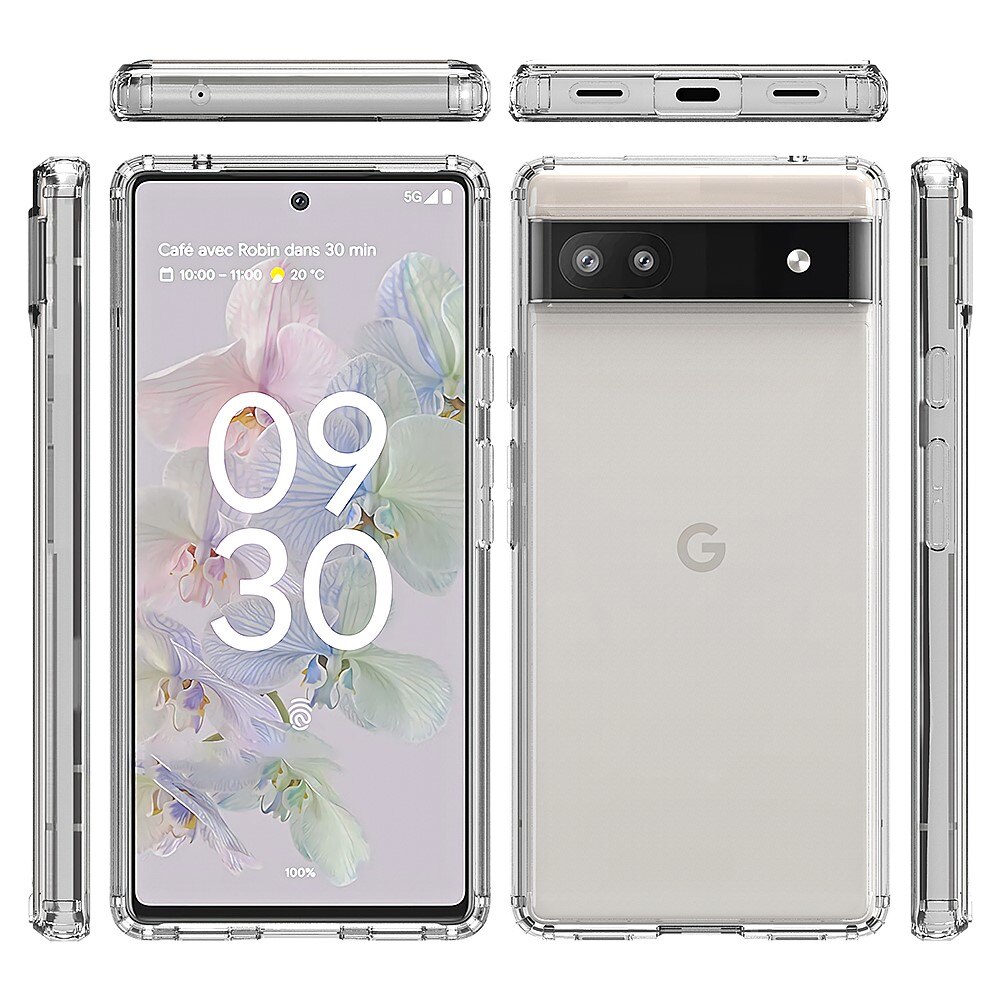 Crystal Hybrid Case Google Pixel 6a Transparent