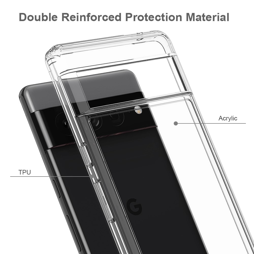 Crystal Hybrid Case Google Pixel 7 Pro Transparent