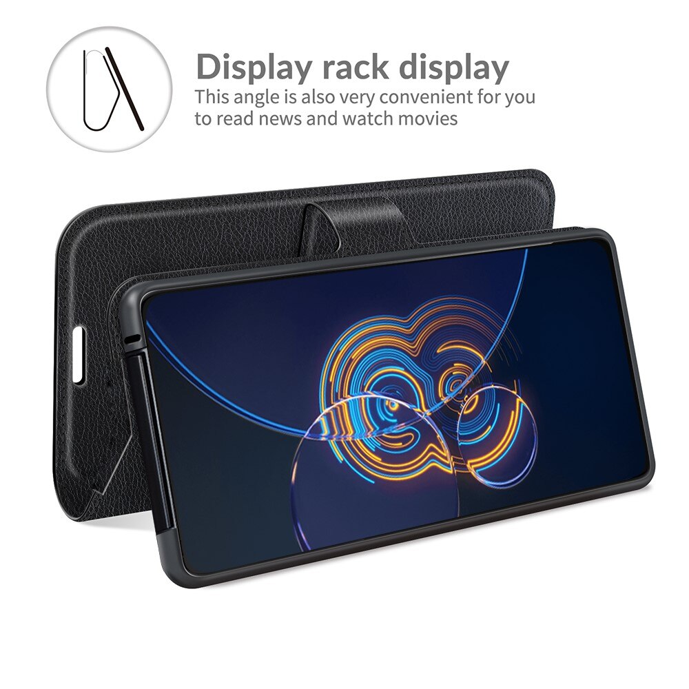 Suojakotelo Asus ZenFone 8 Flip Musta