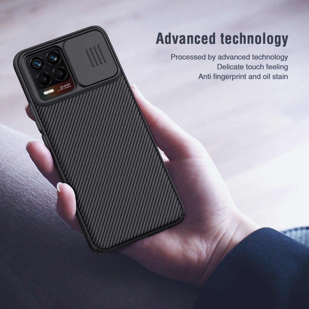 CamShield Kuori Realme 8/8 Pro Musta