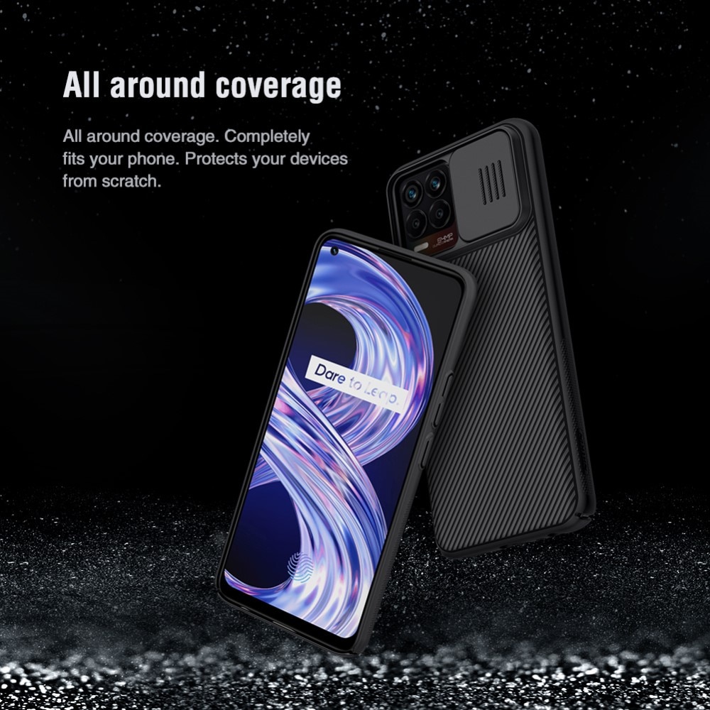 CamShield Kuori Realme 8/8 Pro Musta