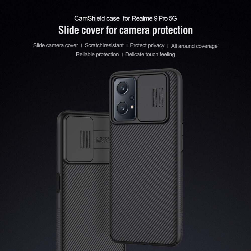 CamShield Kuori OnePlus/Realme OnePlus Nord CE 2 Lite 5G/9 Pro Musta