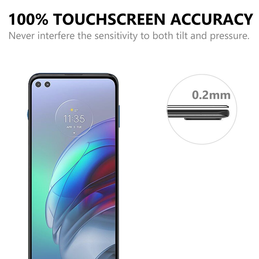 Koko Näytön Panssarilasi Motorola Moto G100