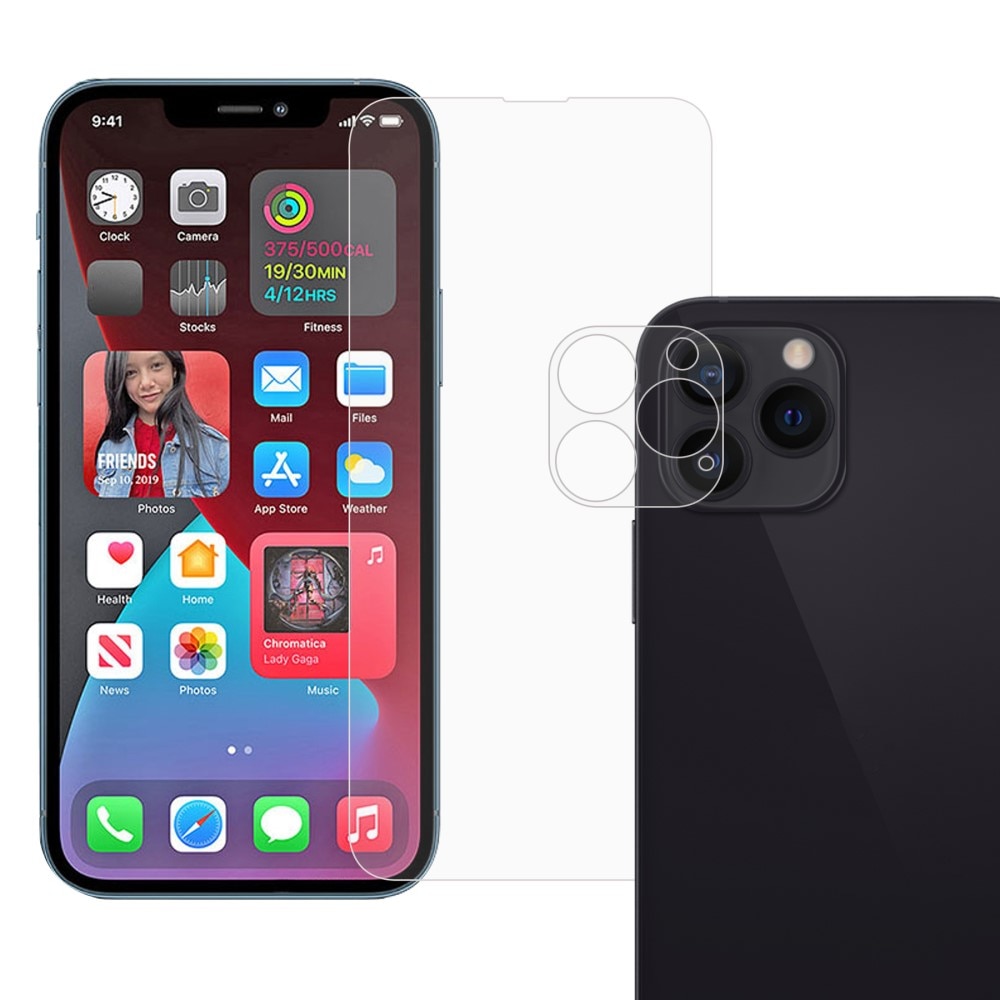 Panssarilasi Näytön & Kameran Linssinsuoja iPhone 13 Pro