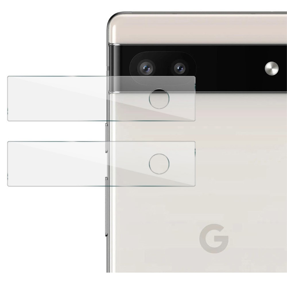 2-pack Panssarilasi Kameran Linssinsuoja Google Pixel 6a