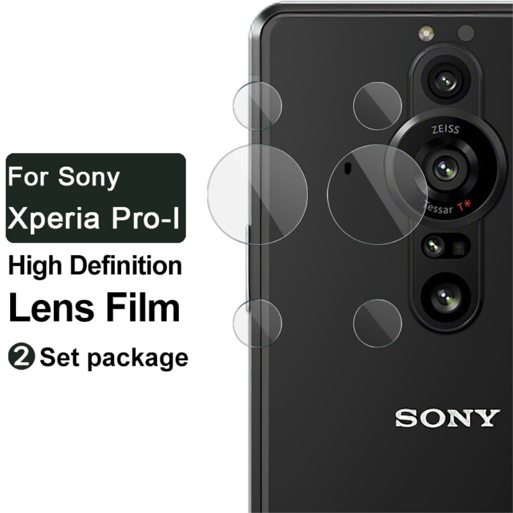 2-pack Panssarilasi Kameran Linssinsuoja Sony Xperia Pro-I