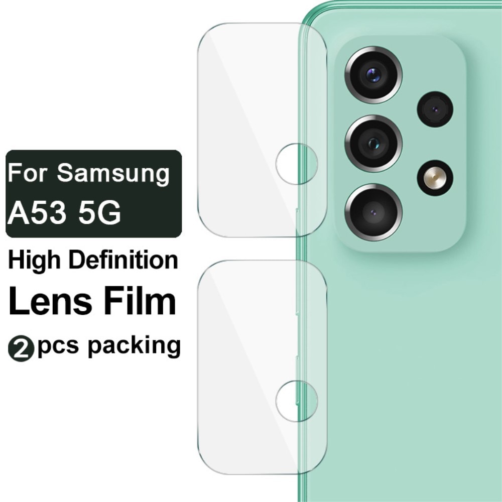 2-pack Panssarilasi Kameran Linssinsuoja Samsung Galaxy A33/A53/A73