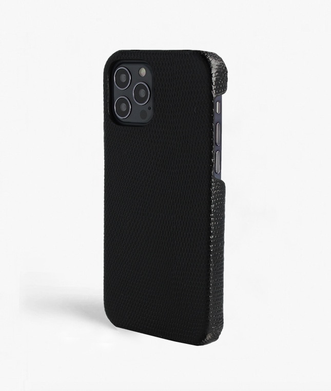 Kuori iPhone 12/iPhone 12 Pro Lizard Musta