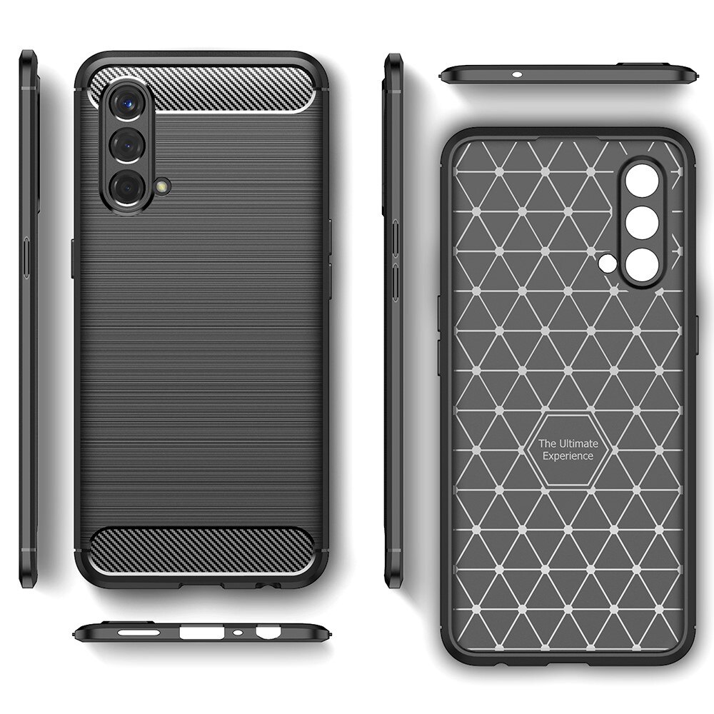  OnePlus Nord CE 5G Kuori TPU Brushed Musta