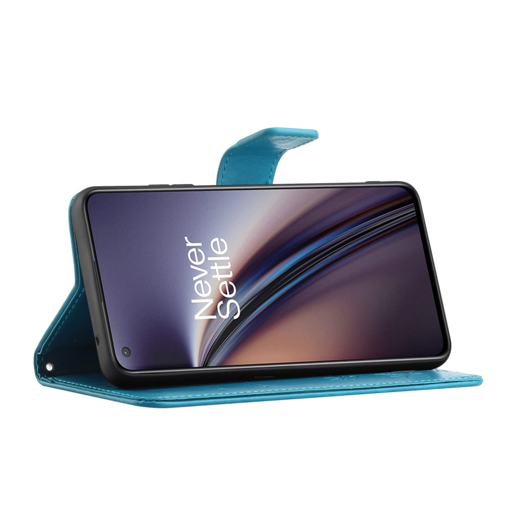 Nahkakotelo Perhonen OnePlus Nord CE 5G sininen