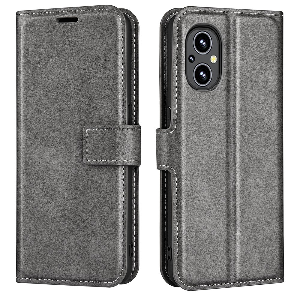 Leather Wallet OnePlus Nord N20 Grey