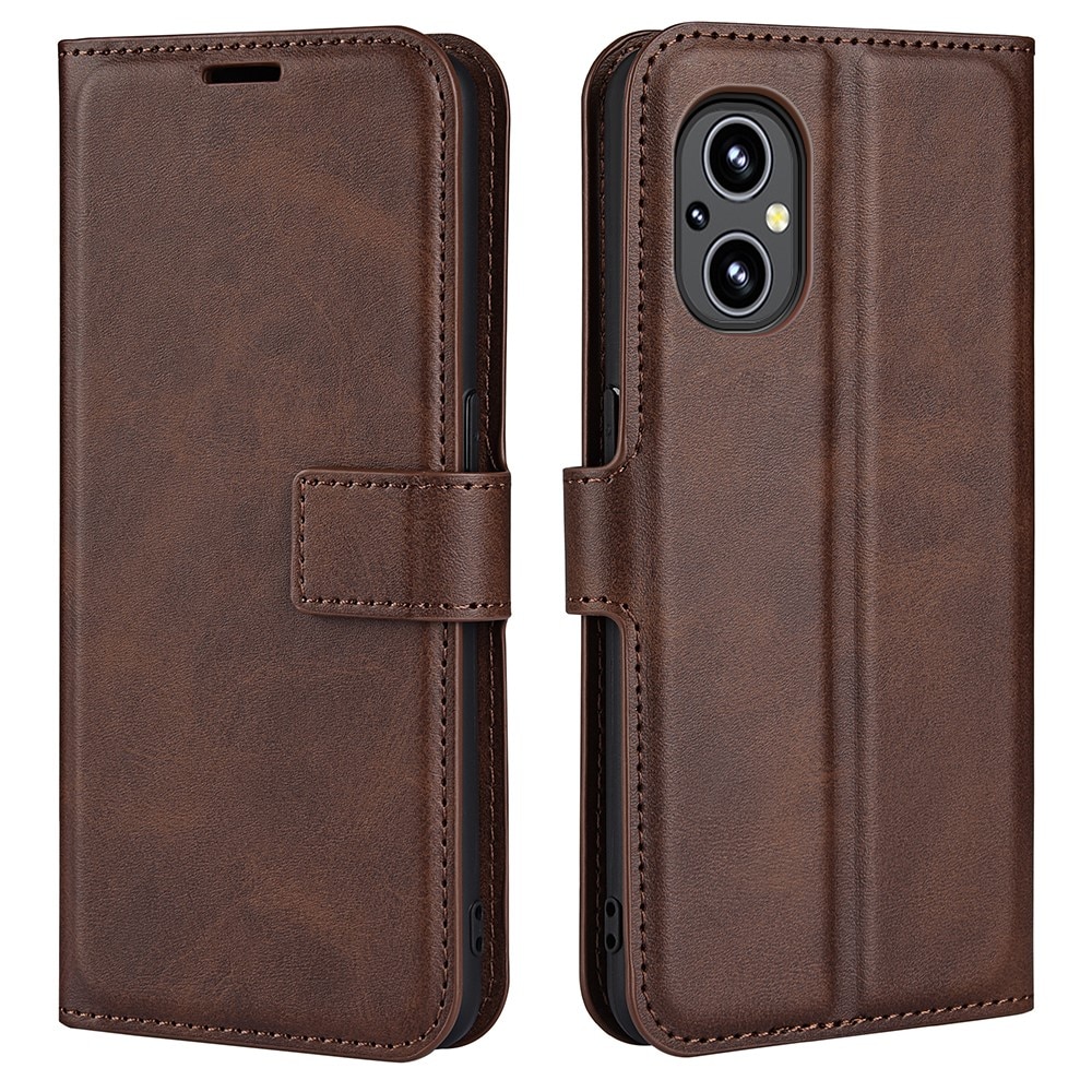 Leather Wallet OnePlus Nord N20 Brown