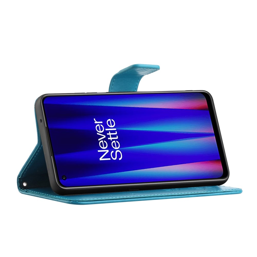 Nahkakotelo Perhonen OnePlus Nord CE 2 5G sininen