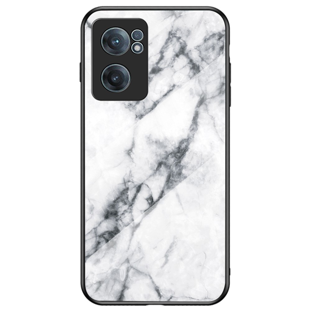 Panssarilasi Kuori OnePlus Nord CE 2 5G valkoinen marmori