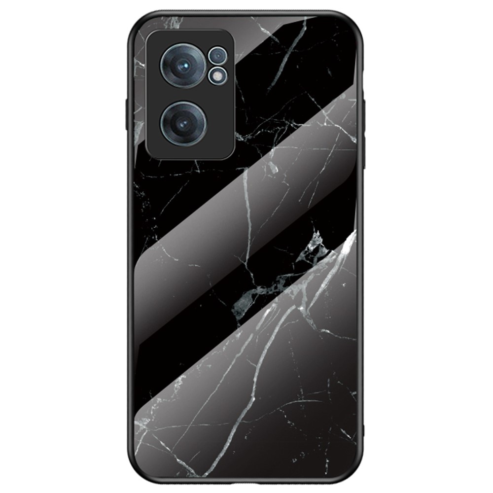 Panssarilasi Kuori OnePlus Nord CE 2 5G musta marmori