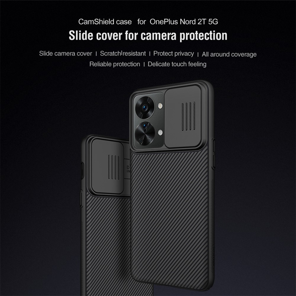 CamShield Kuori OnePlus Nord 2T 5G musta