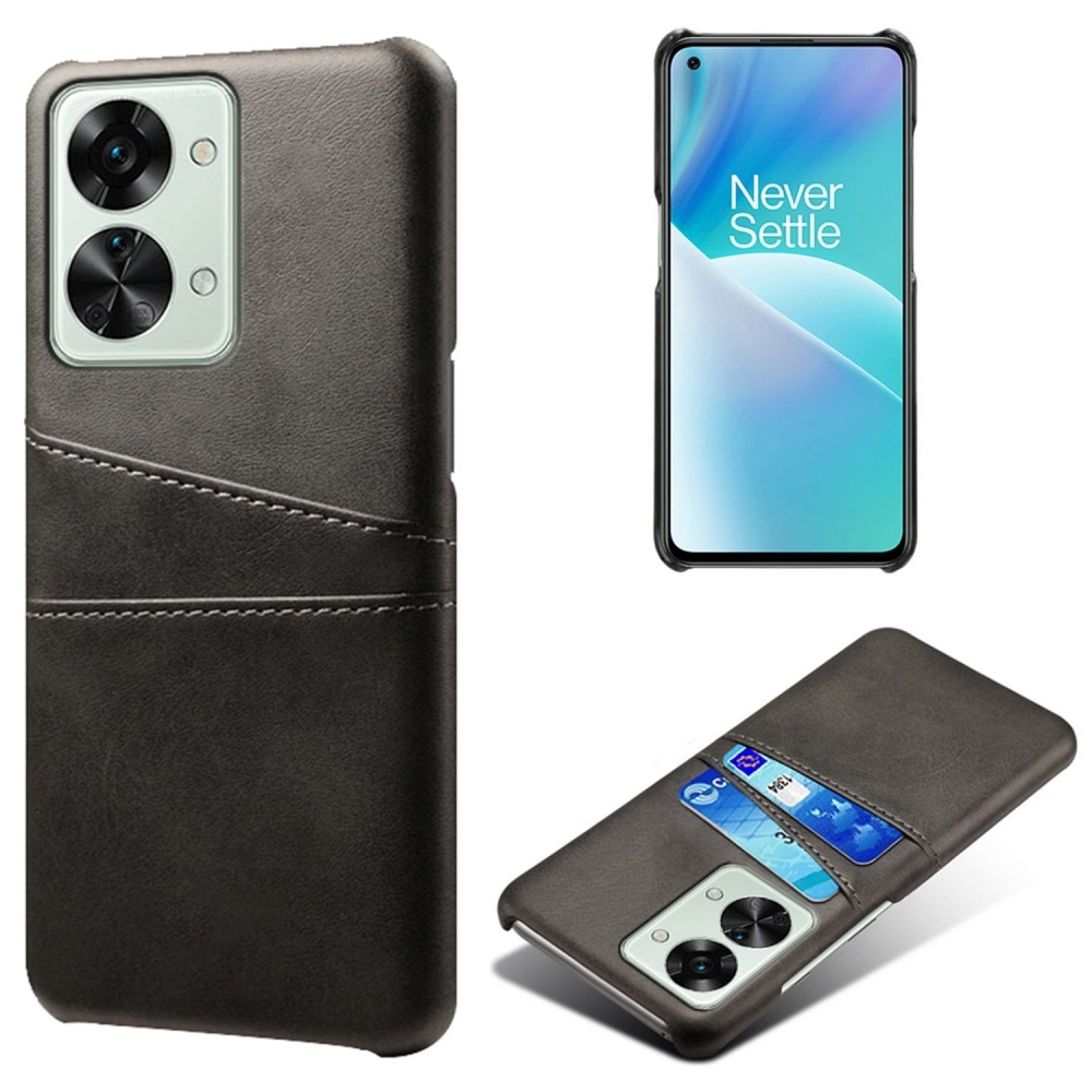 Card Slots Case OnePlus Nord 2T 5G musta