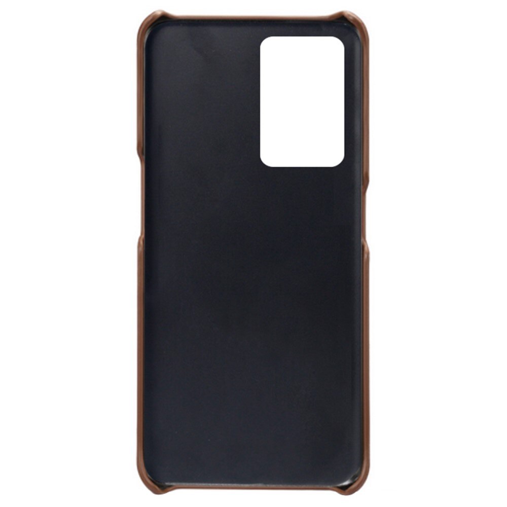Card Slots Case  Oneplus Nord 2T 5G Ruskea