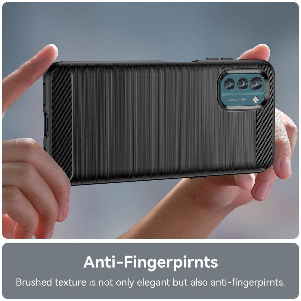  Nokia G11/Nokia G21 Kuori TPU Brushed Musta
