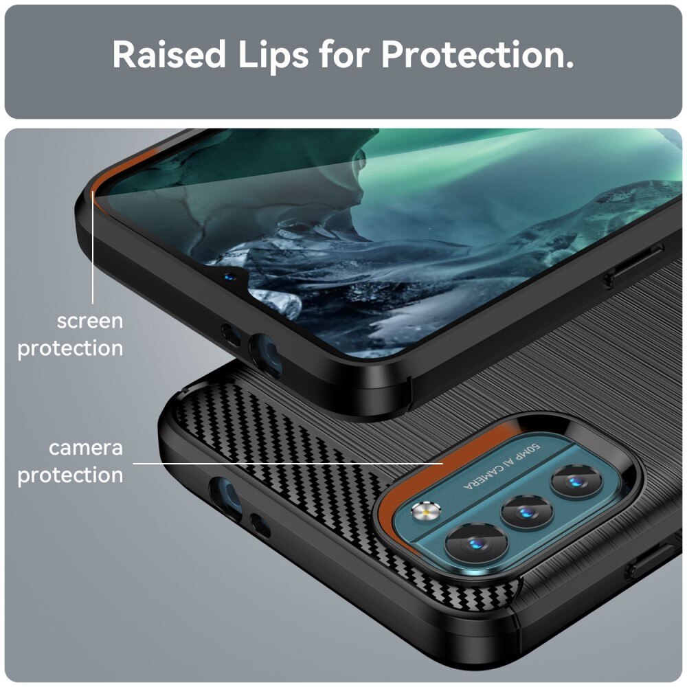  Nokia G11/Nokia G21 Kuori TPU Brushed Musta