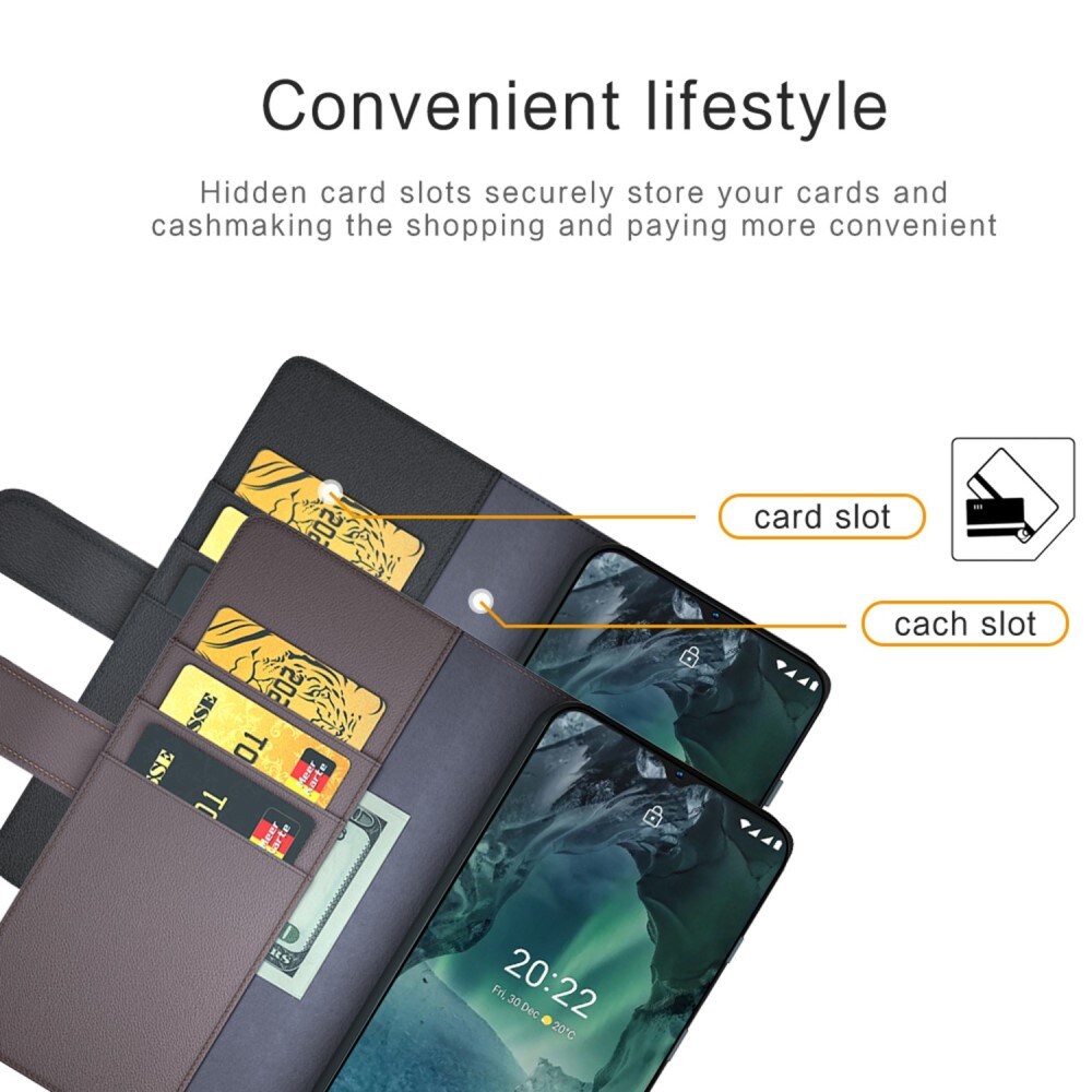 Aito Nahkakotelo  Nokia G11/Nokia G21 Musta