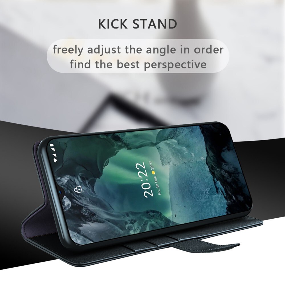 Aito Nahkakotelo  Nokia G11/Nokia G21 Musta