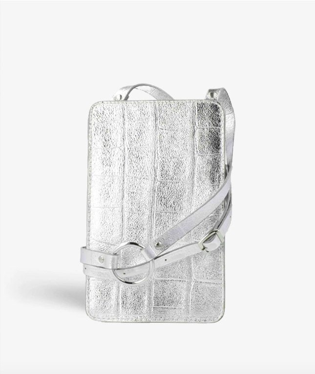 Smart Crossbody Laukku Croco Hopea