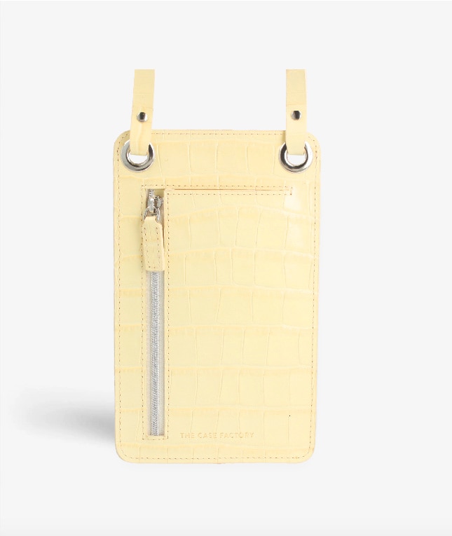 Smart Crossbody Laukku Croco Yellow