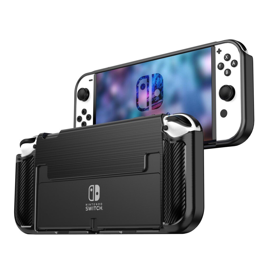 Brushed TPU Kuori Nintendo Switch OLED Black