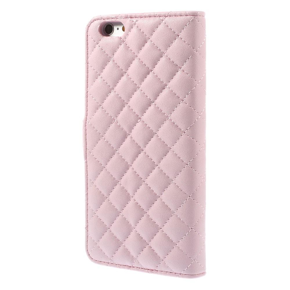 Lompakkokotelot iPhone 6 Plus/6S Plus Quilted Vaaleanpunainen