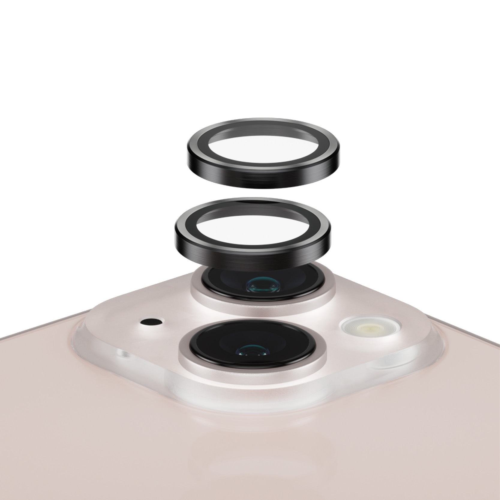 iPhone 13 Mini Hoops Camera Lens Protector Black