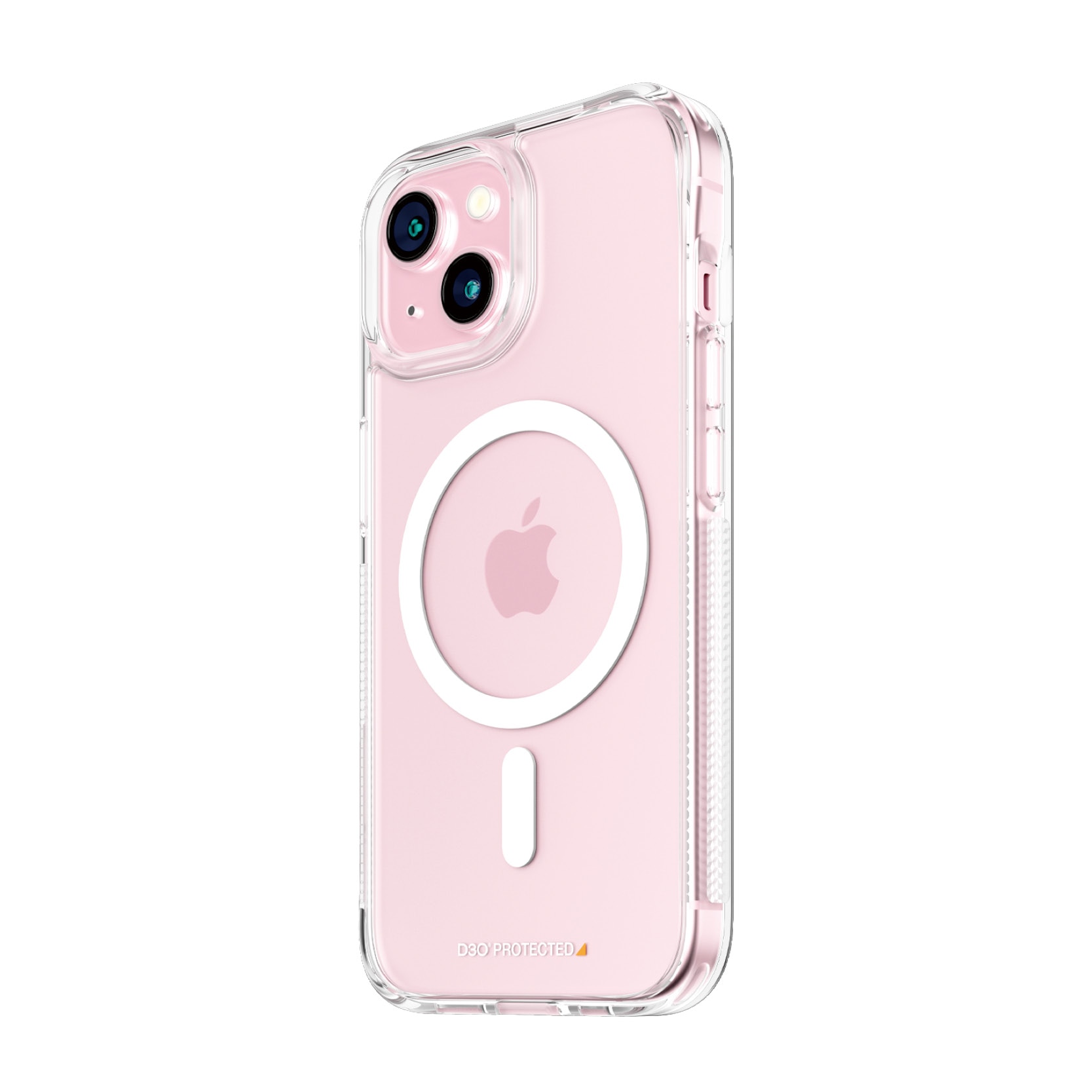 iPhone 15 Hardcase D3O MagSafe Transparent