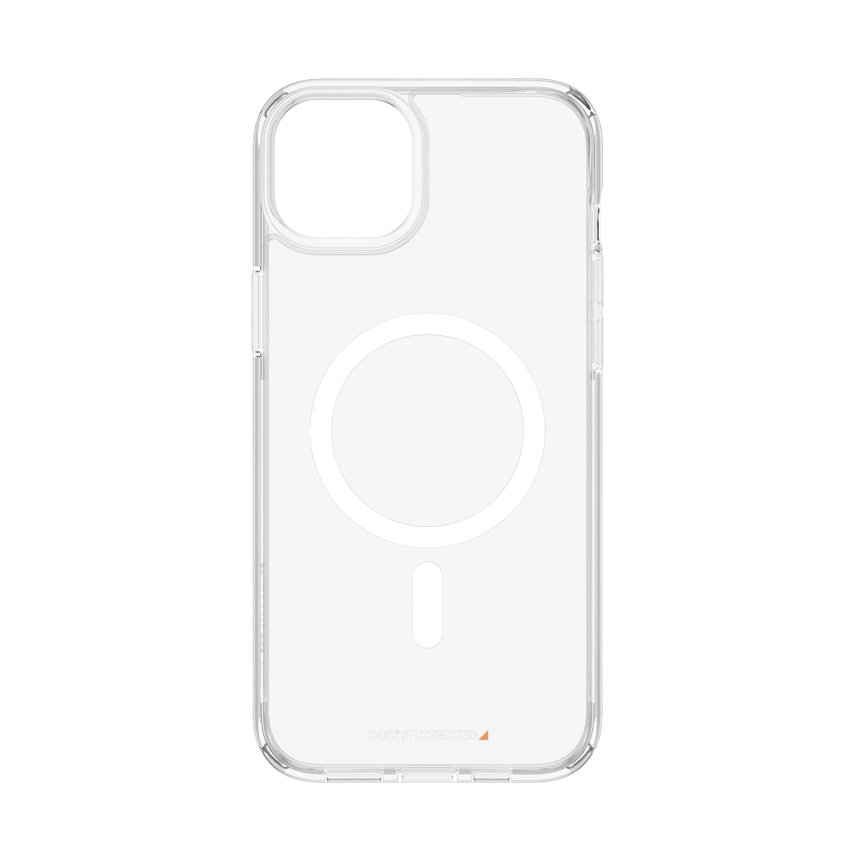 iPhone 15 Plus Hardcase D3O MagSafe Transparent