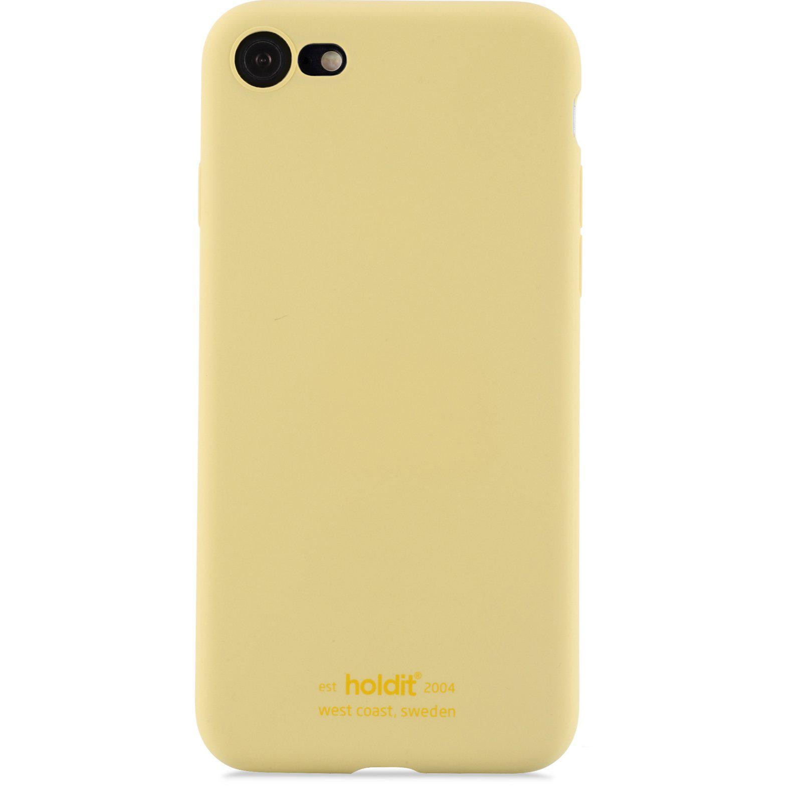 Silikonikuori iPhone SE (2022) Yellow