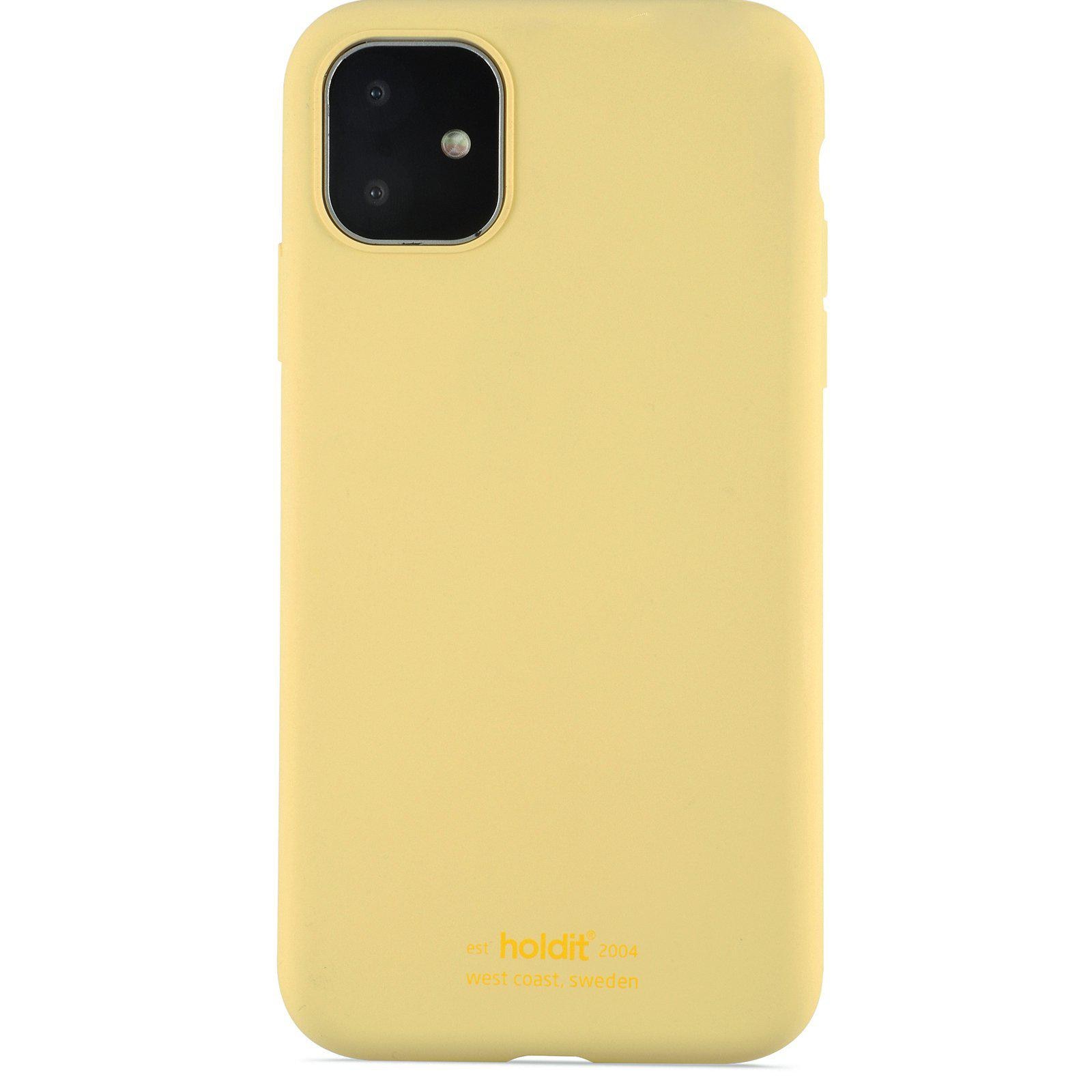 Silikonikuori iPhone 11/XR Yellow