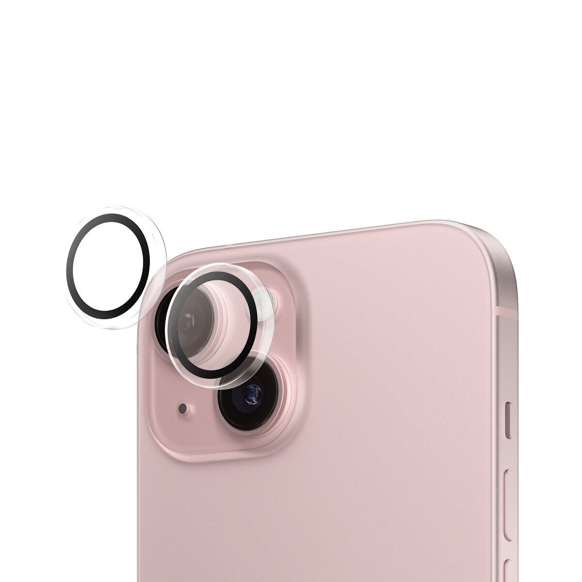 iPhone 15 Hoops Camera Lens Protector Kirkas