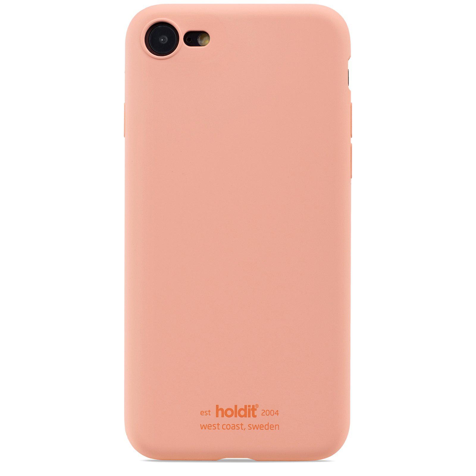 Silikonikuori iPhone 7 Pink Peach