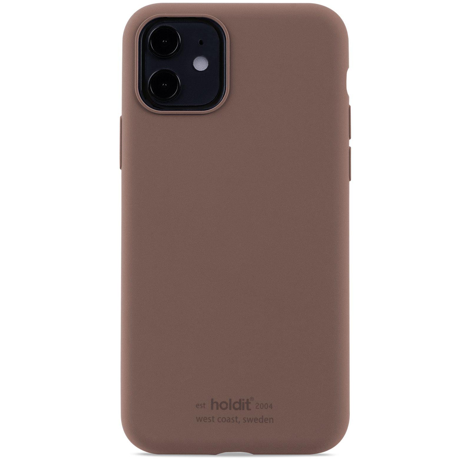 Silikonikuori iPhone XR Dark Brown