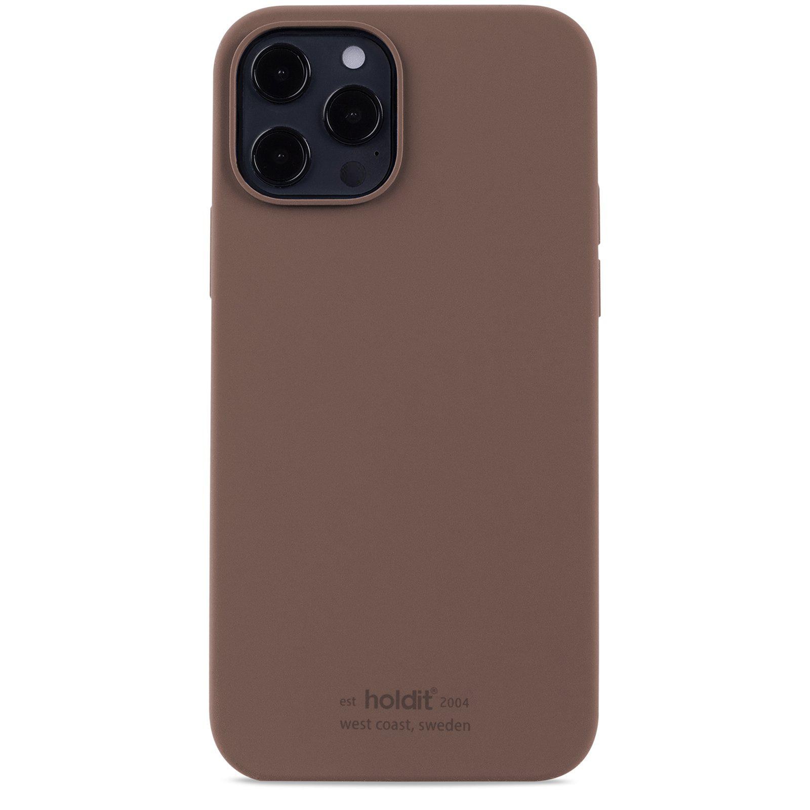 Silikonikuori iPhone 12/12 Pro Dark Brown