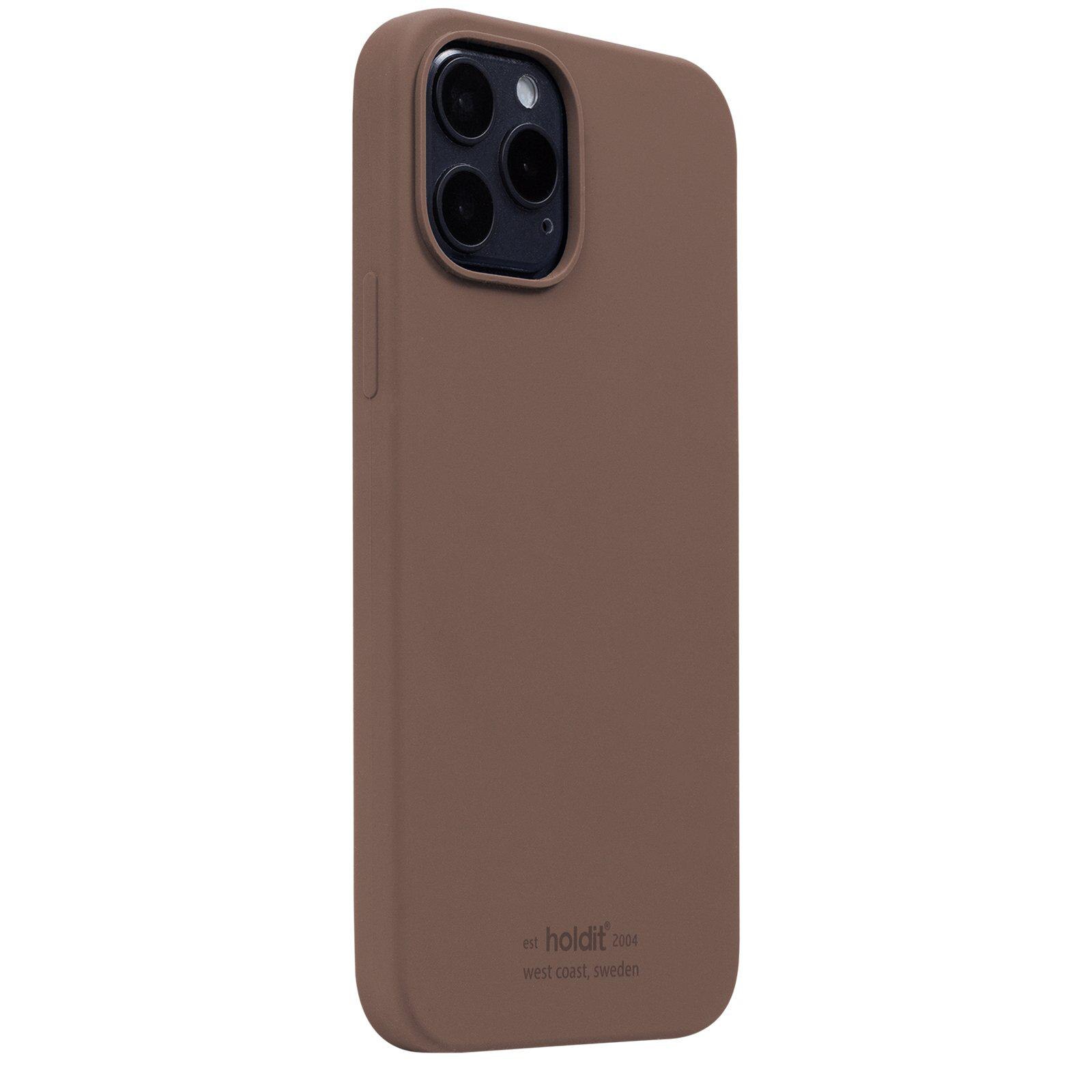 Silikonikuori iPhone 12/12 Pro Dark Brown