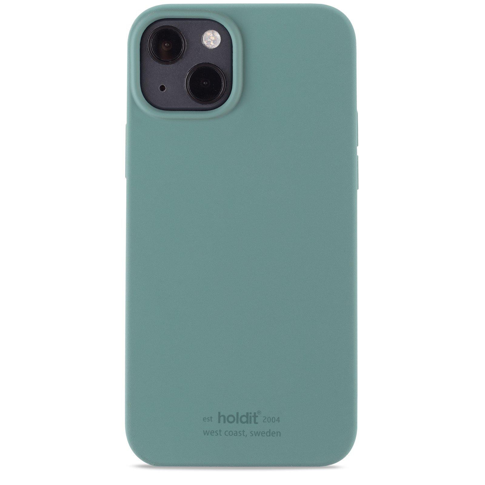 Silikonikuori iPhone 13 Mini Moss Green