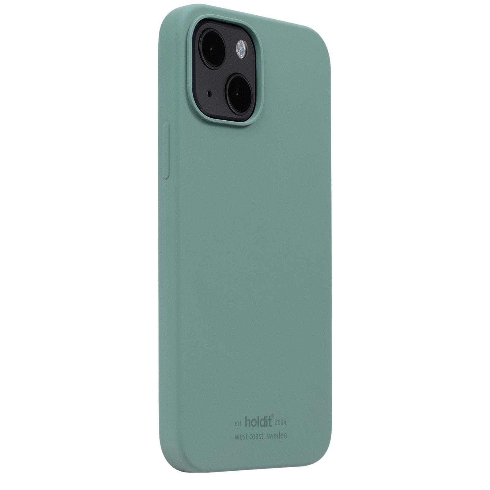 Silikonikuori iPhone 13 Mini Moss Green