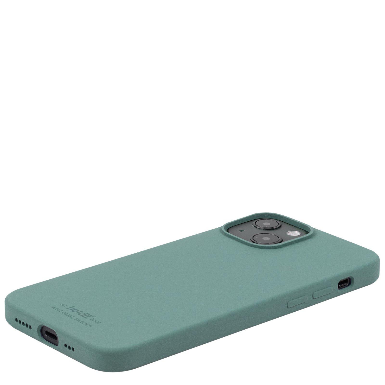 Silikonikuori iPhone 13 Mini Moss Green