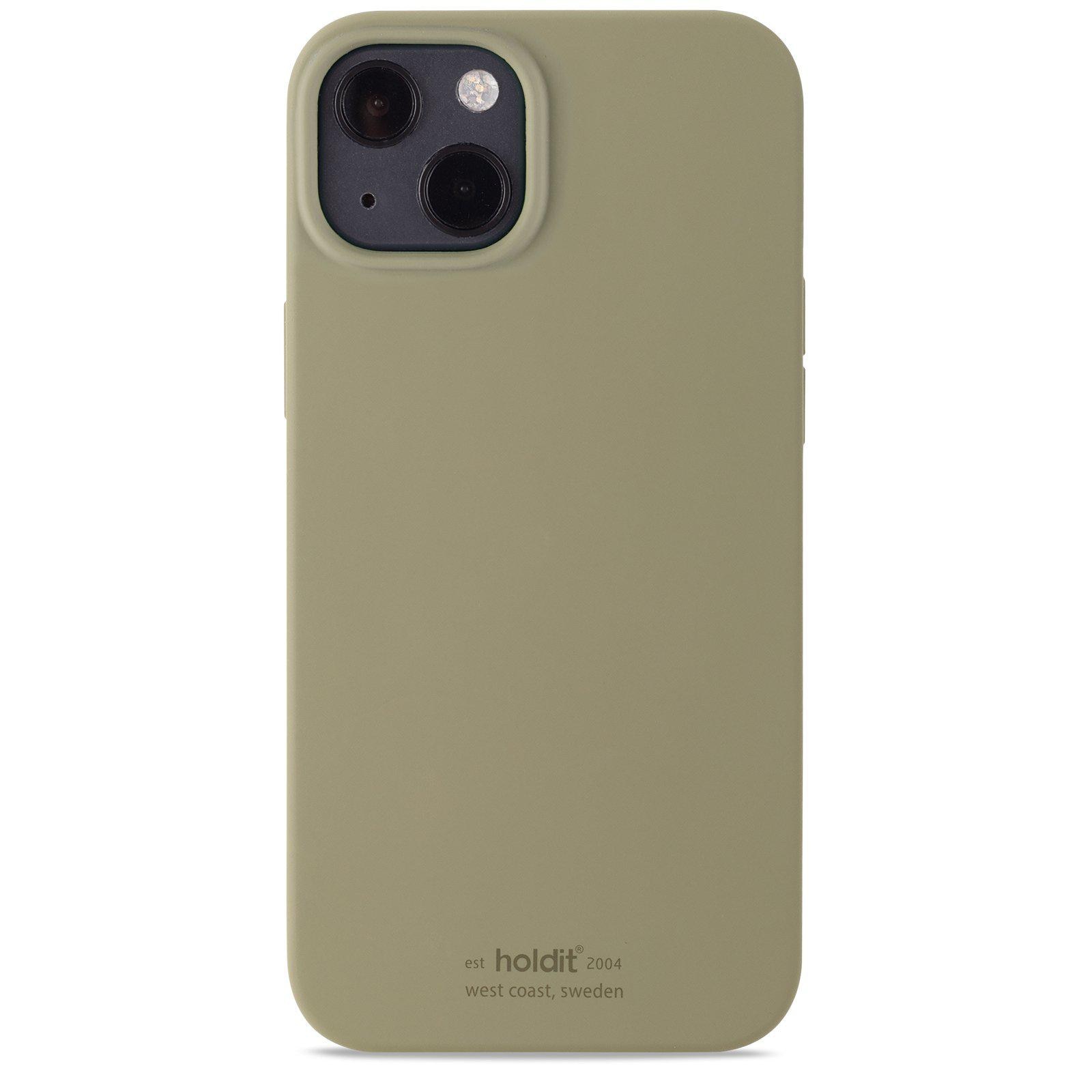 Silikonikuori iPhone 13 Khaki Green