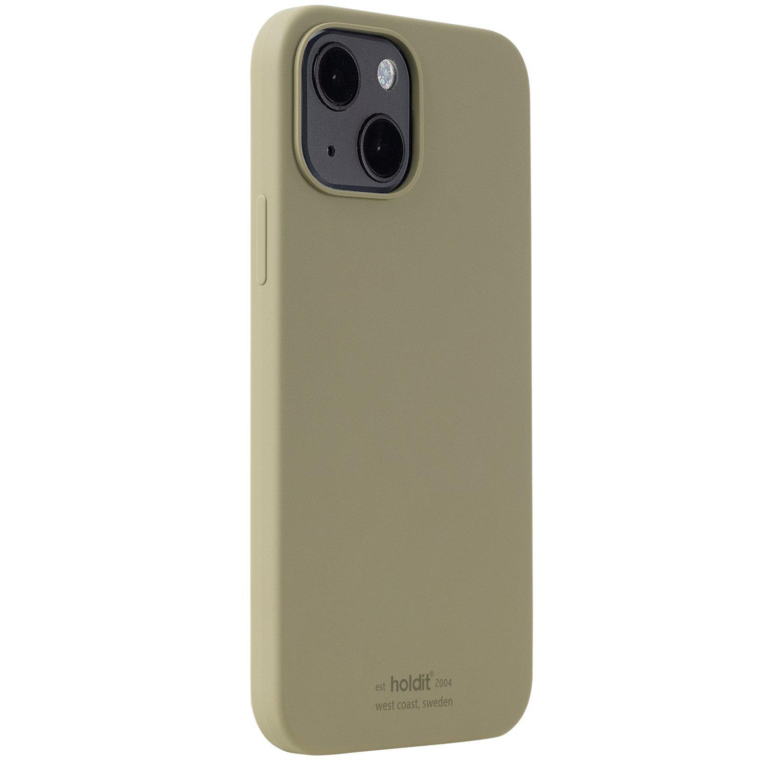 Silikonikuori iPhone 13 Khaki Green