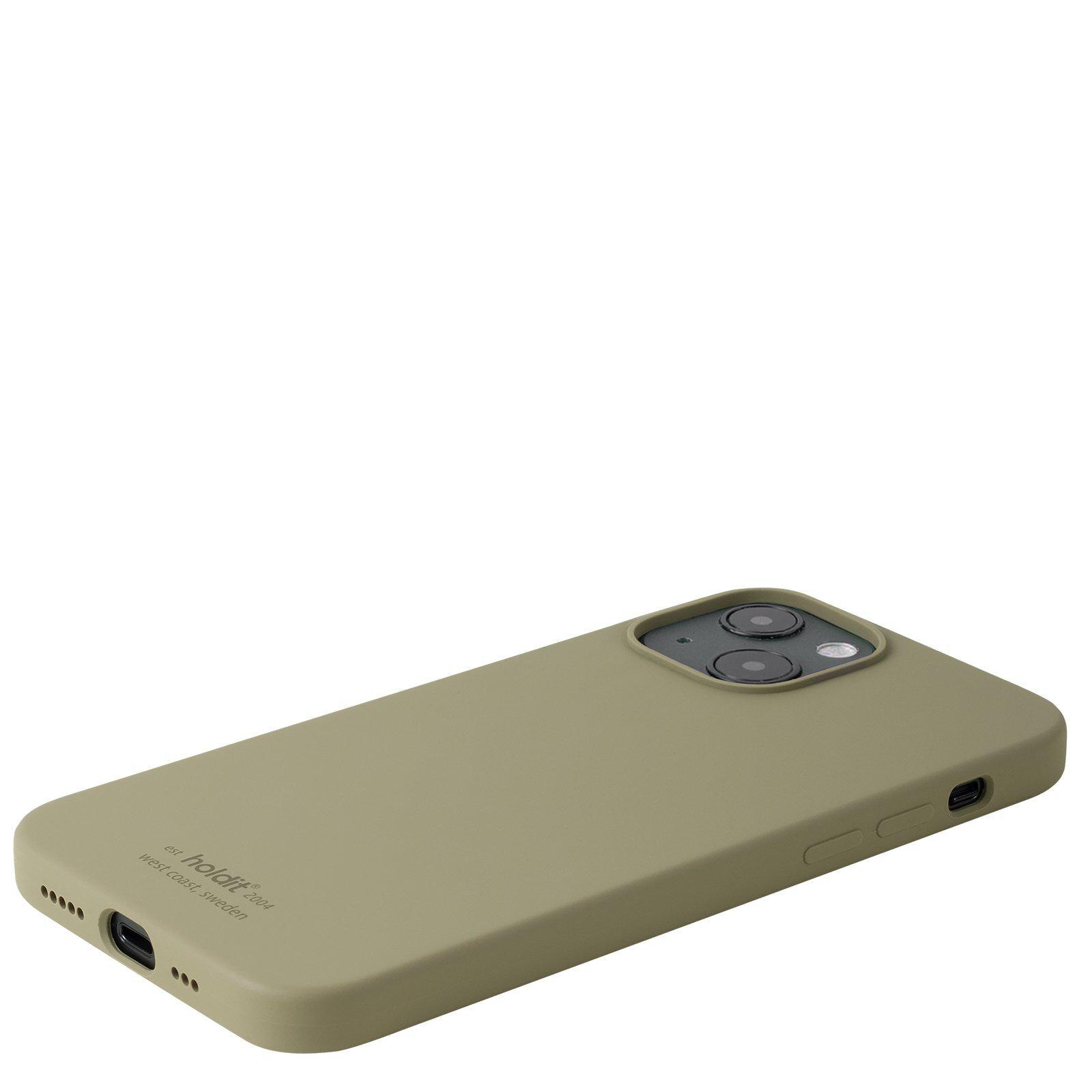 Silikonikuori iPhone 13 Khaki Green