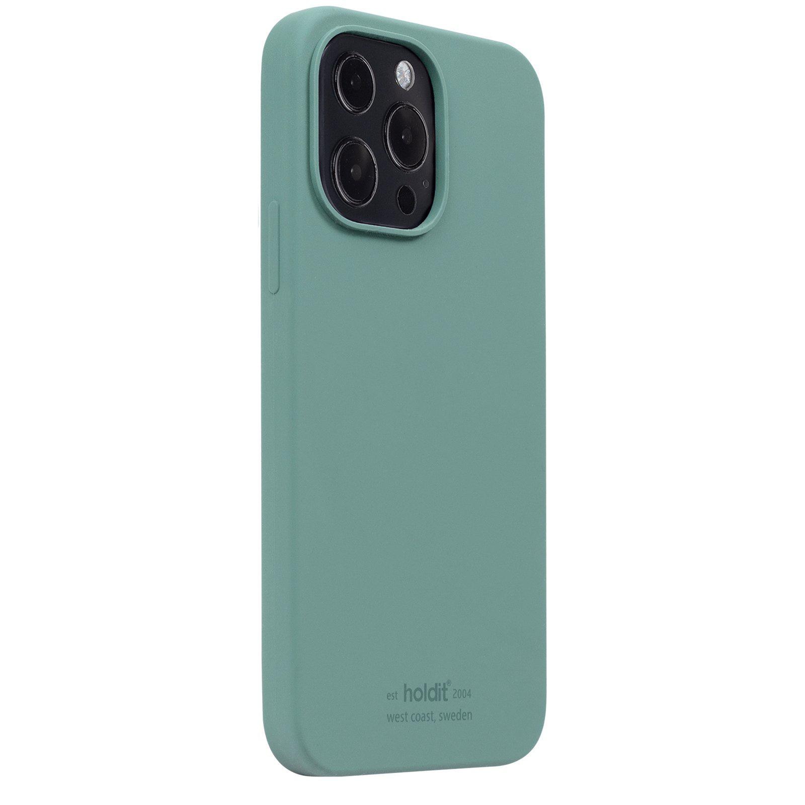 Silikonikuori iPhone 13 Pro Moss Green