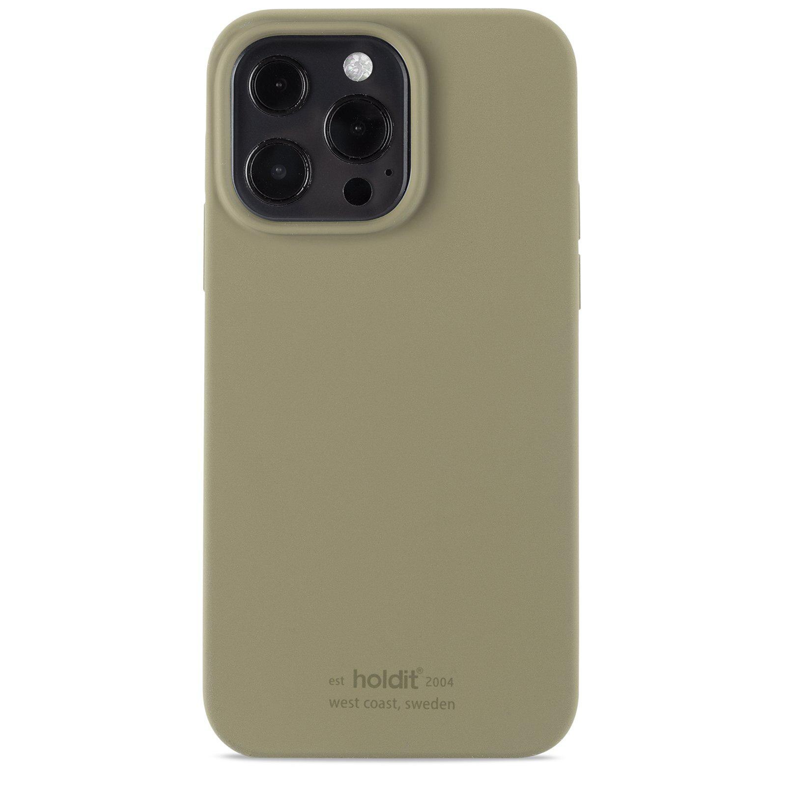 Silikonikuori iPhone 13 Pro Khaki Green