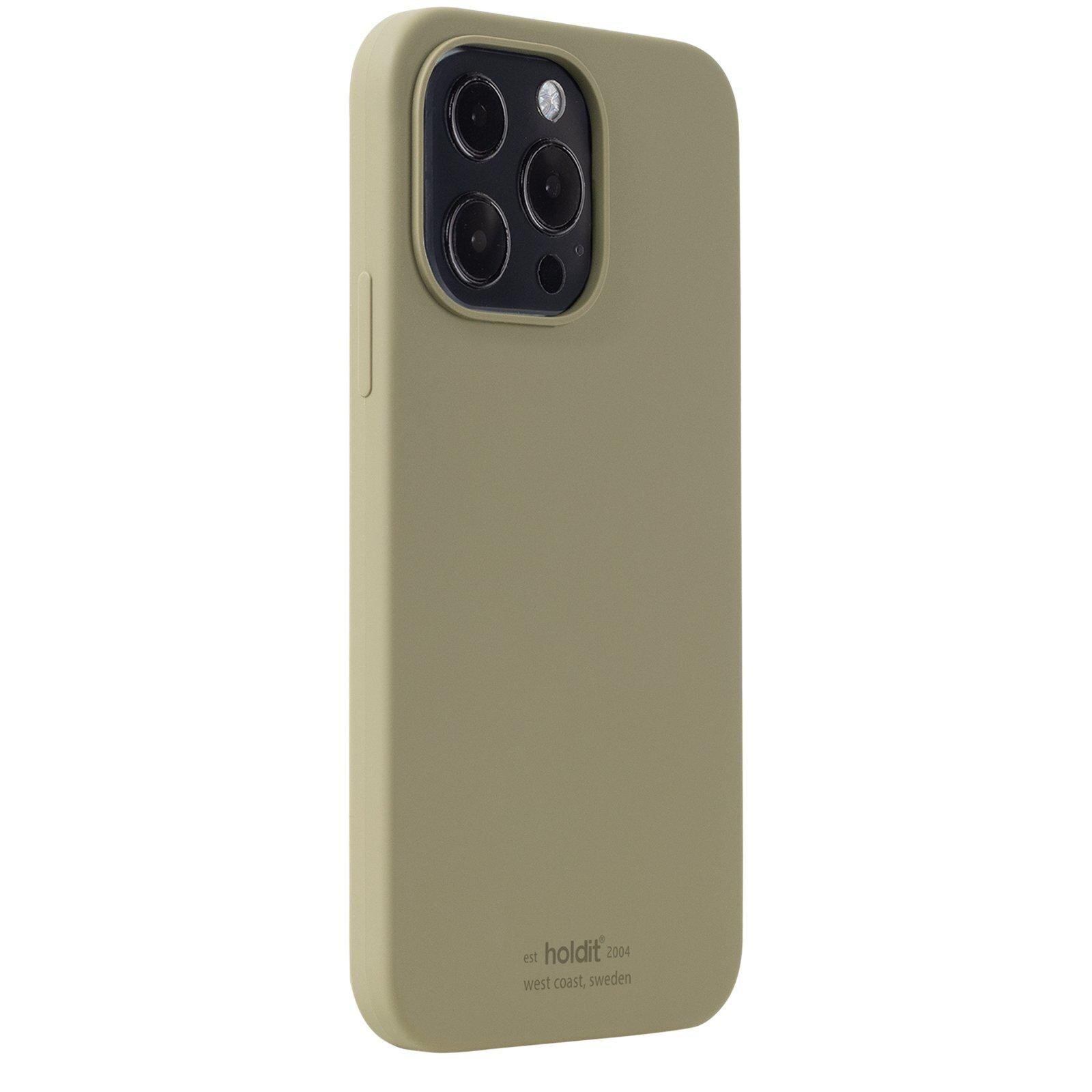 Silikonikuori iPhone 13 Pro Khaki Green