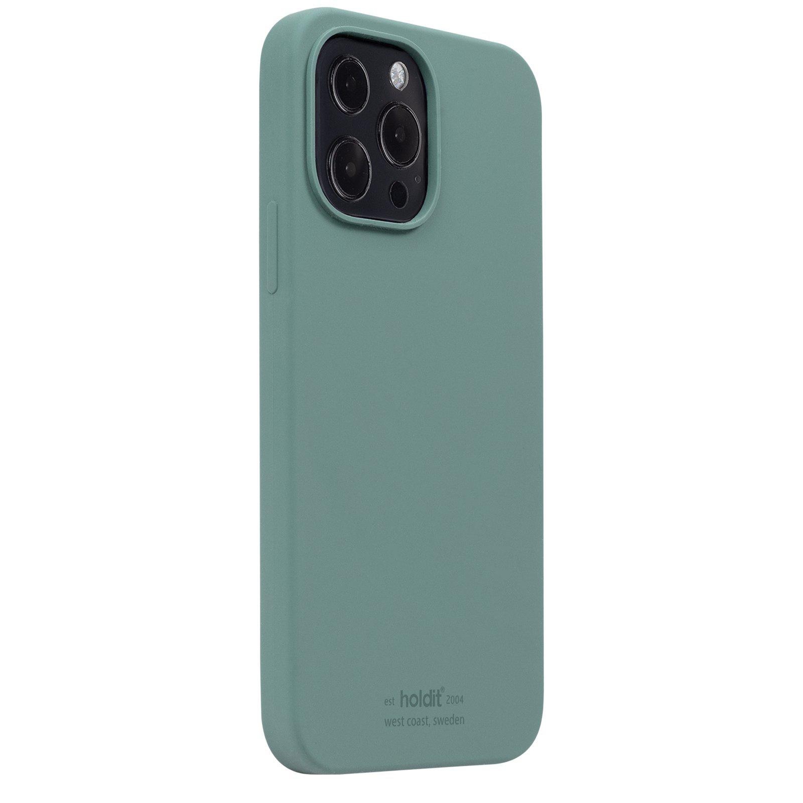 Silikonikuori iPhone 14 Pro Moss Green